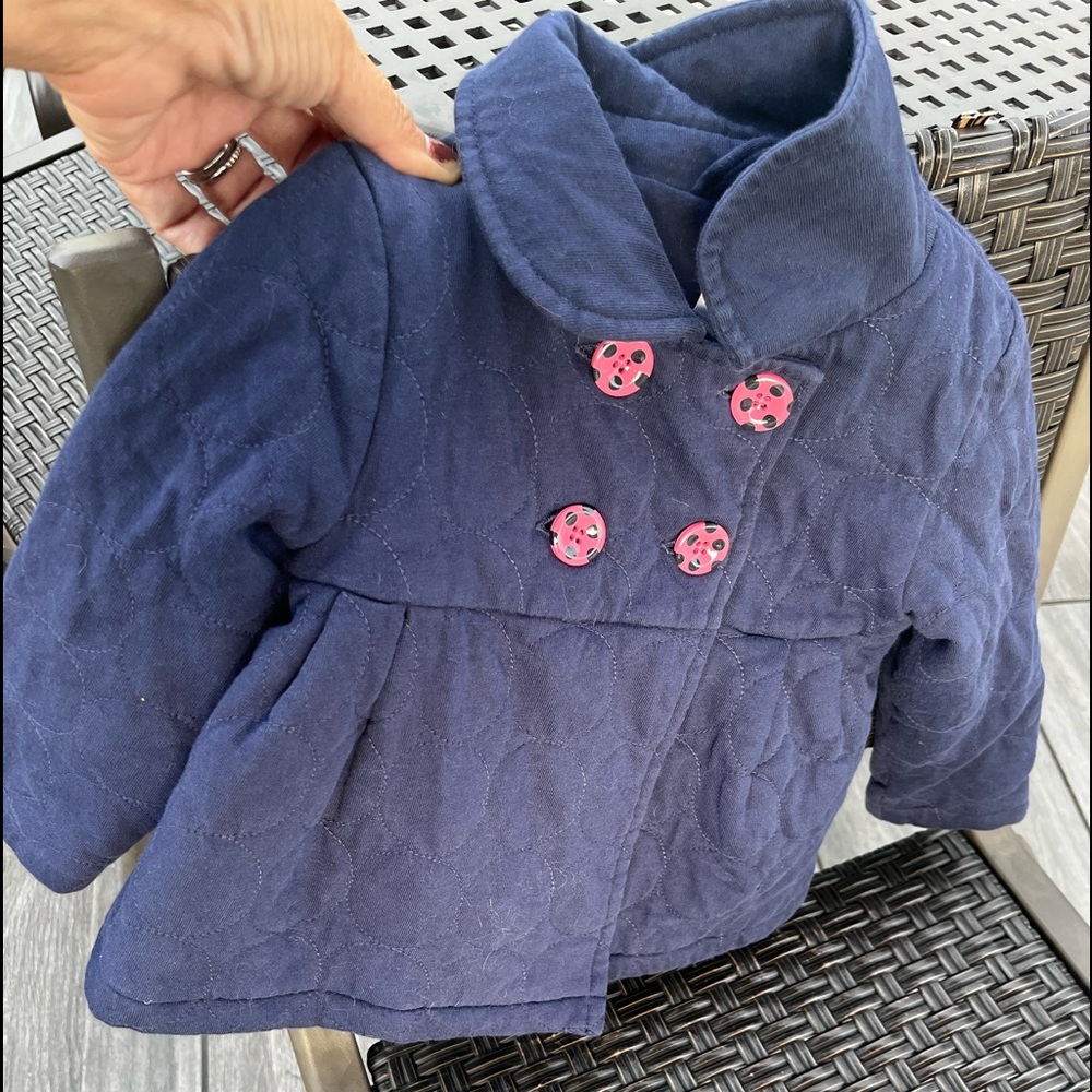 GYMBOREE Quilted Peplum Jacket 2t-3t